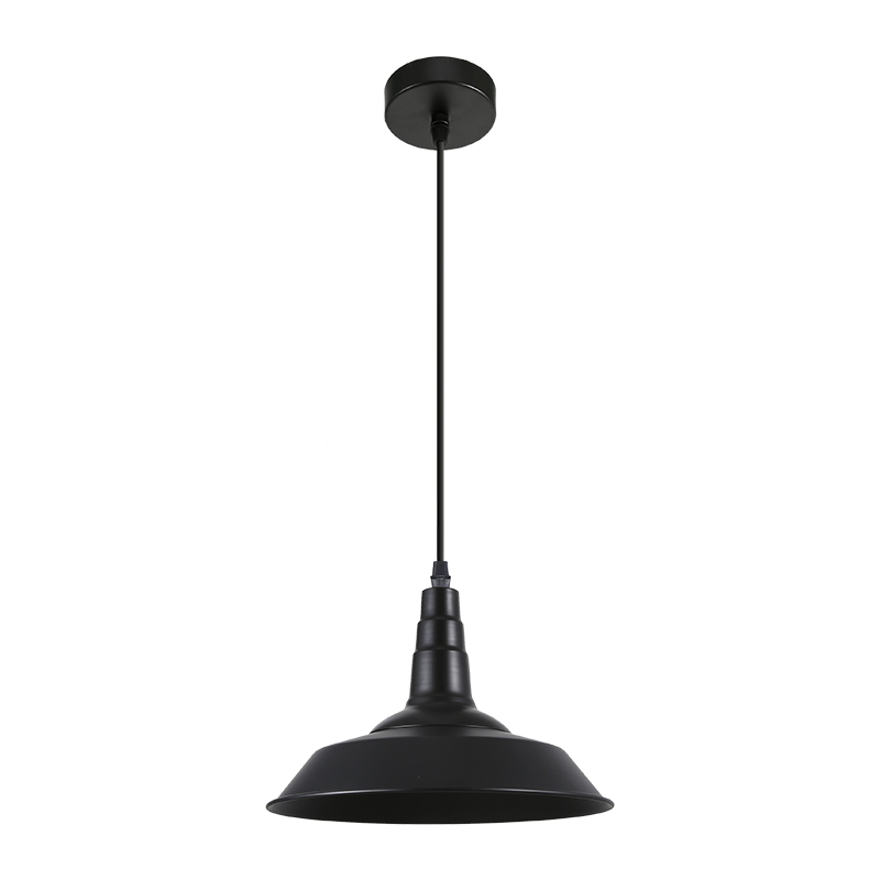 Lámpara de Techo Craft Negro 1xE27 Eurolight