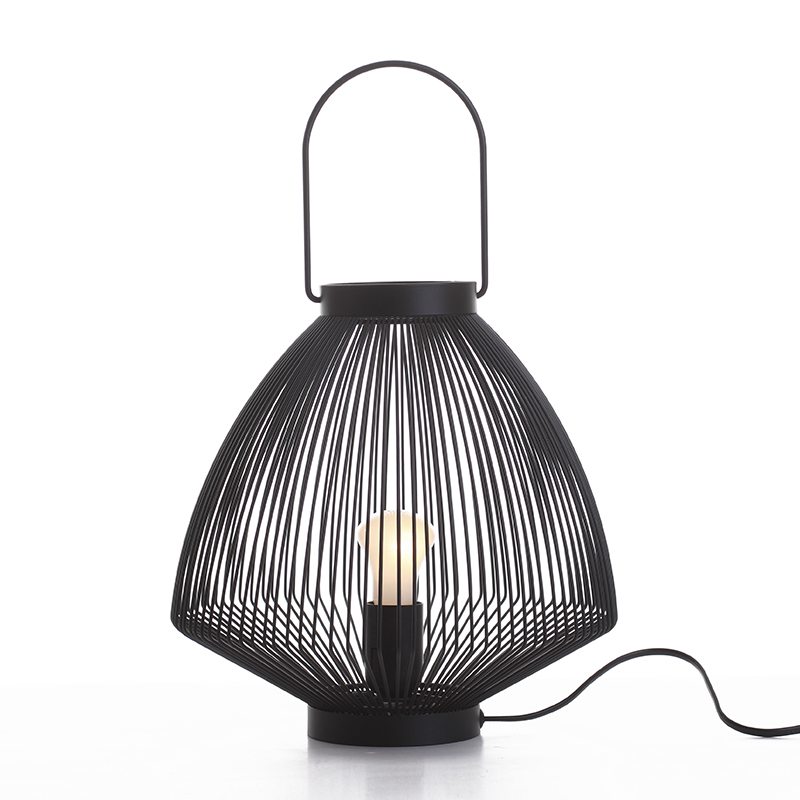 Lámpara de Mesa Glendale Negro 1xE27 Eurolight