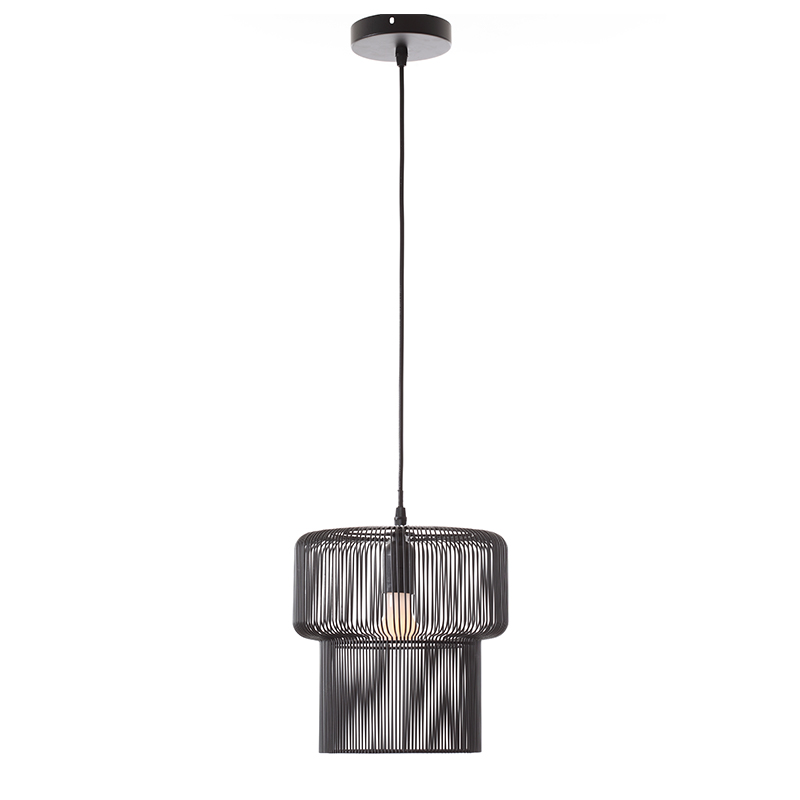 Lámpara de Techo Mushroom Negro 1xE27 Eurolight