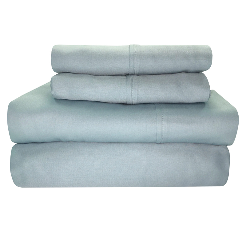 Sábana Celeste 100% Algodón 300 Hilos Twin Sttelli
