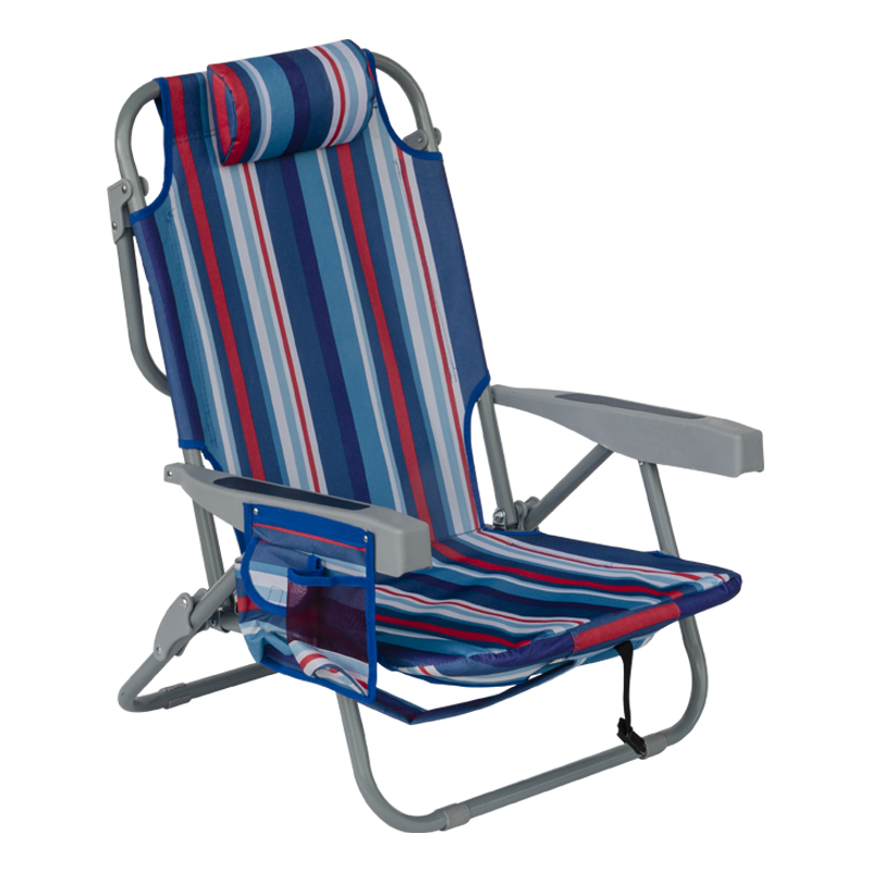 Silla De Playa Y Jardín Plegable Solenny Reclinable 5 Posiciones