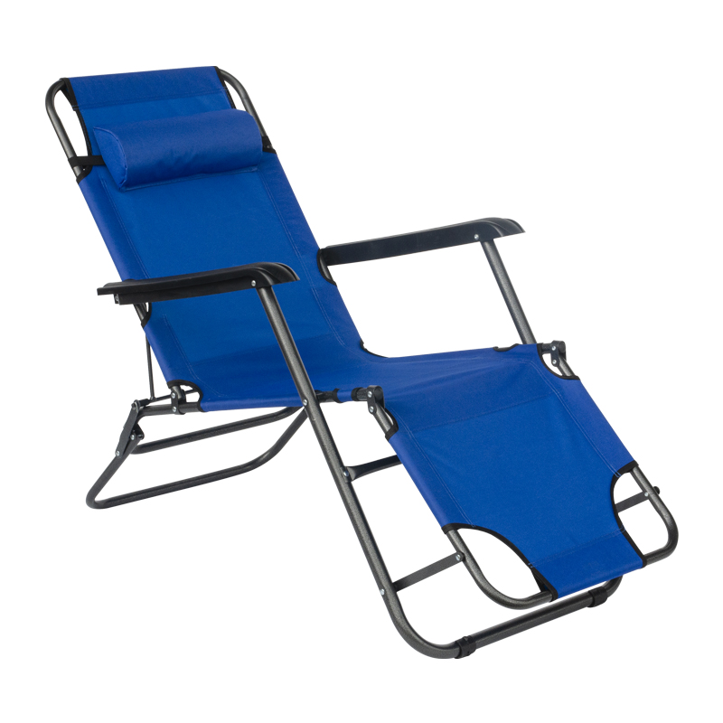 Silla Perezosa Reclinable Azul