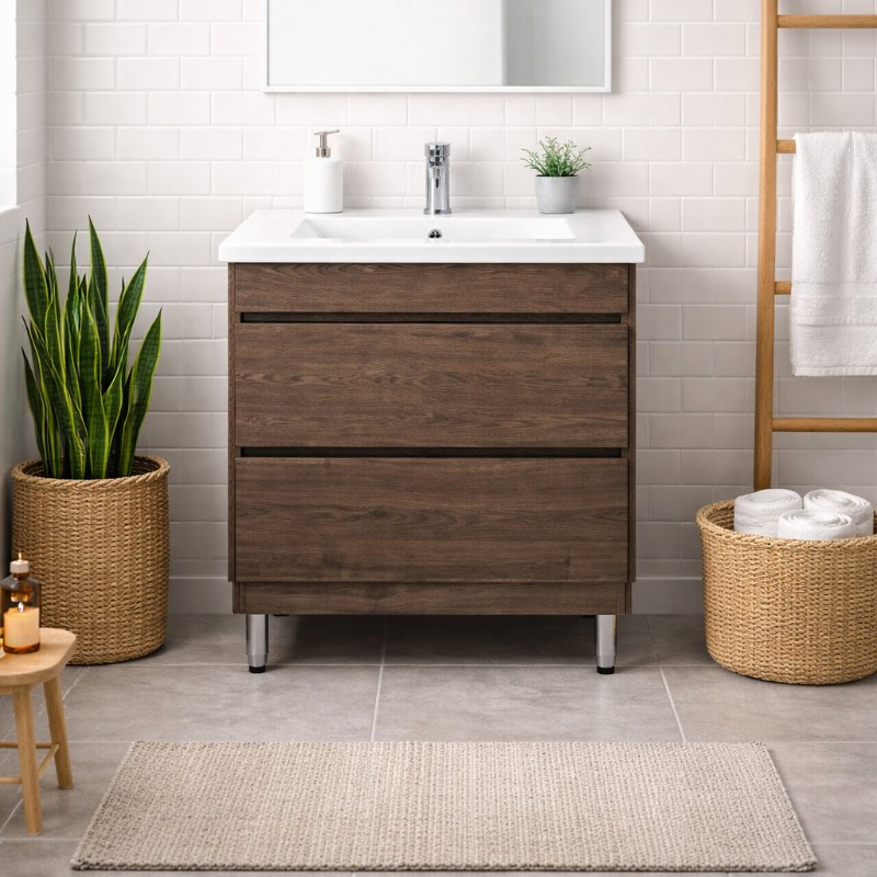 Mueble Café 61x47cm con Lavamanos Blanco