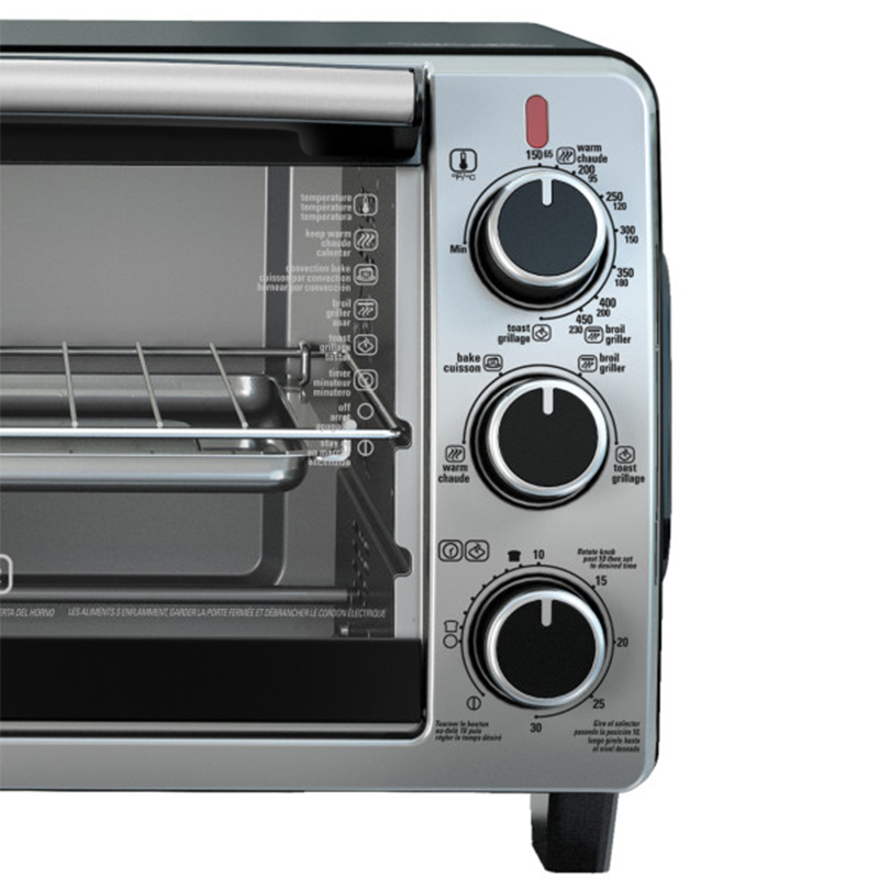 Horno de Convección Extra Ancho Inoxidable Black+Decker
