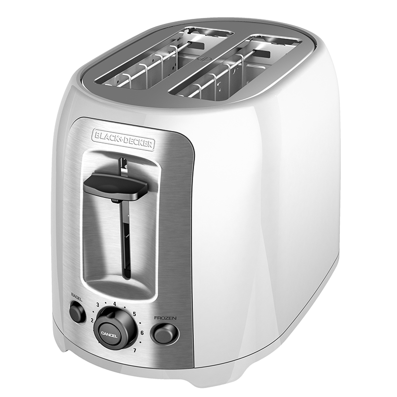 Tostadora 2 Rebanadas Blanca Black+Decker