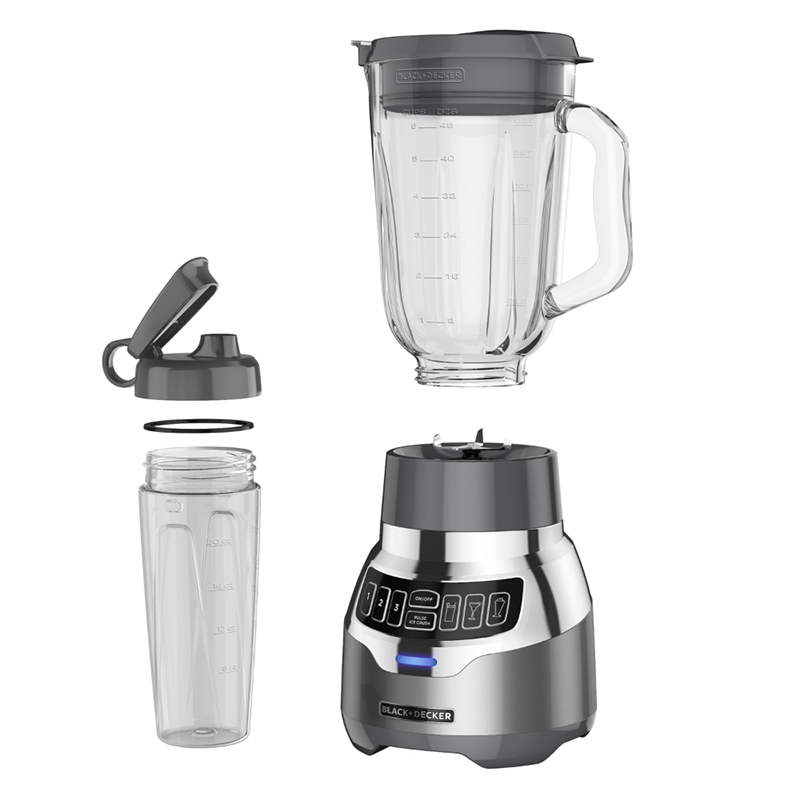 Licuadora Digital 900w Jarra de Vidrio Black+Decker