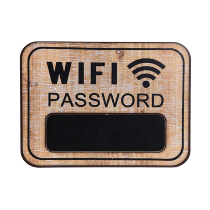 Pizarra Decorativa 39x29cm WIFI Password