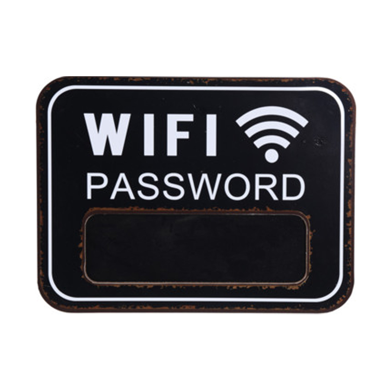 Pizarra Decorativa 39x29cm WIFI Password