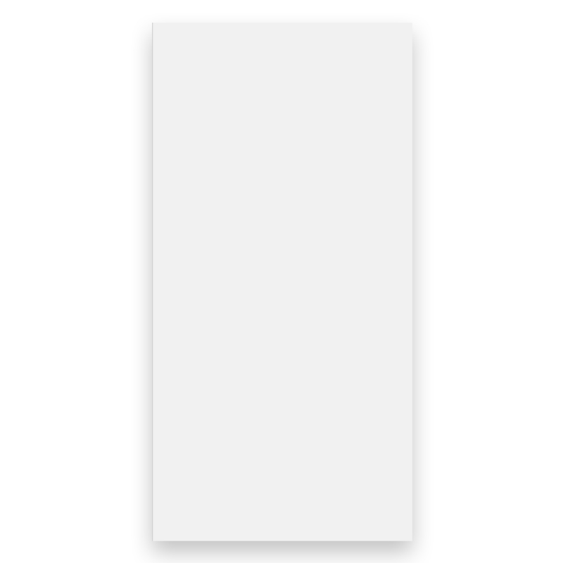 Piedra Sinterizada Blanco Mate 160x320x12mm (5.12) para Mesón