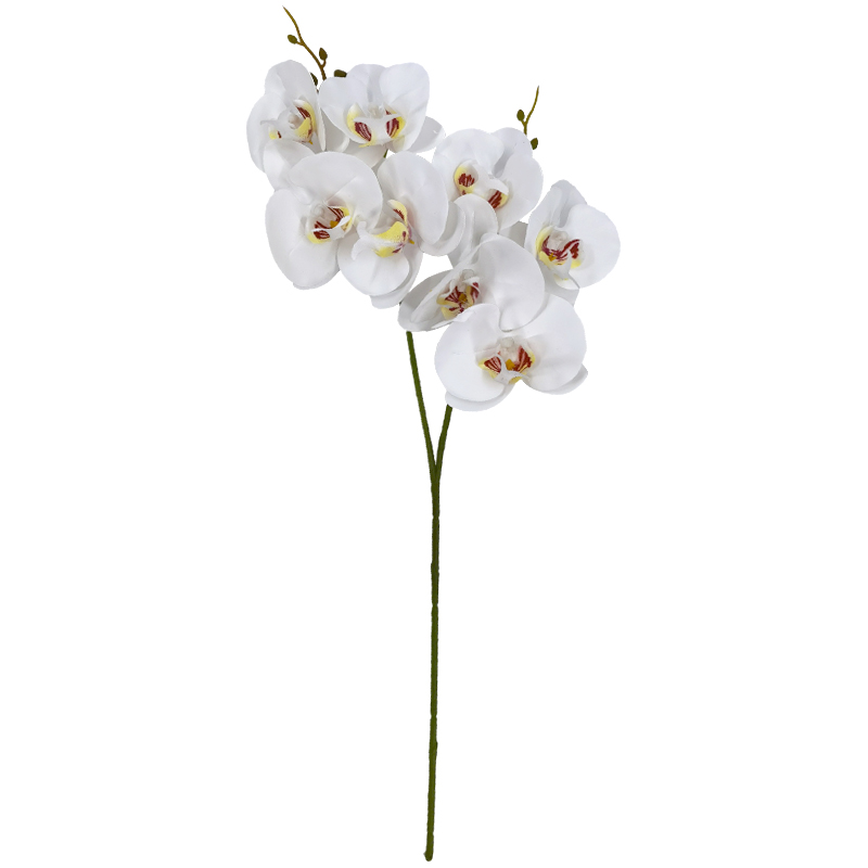 Flor Orquídea Gigante Blanca 56cm