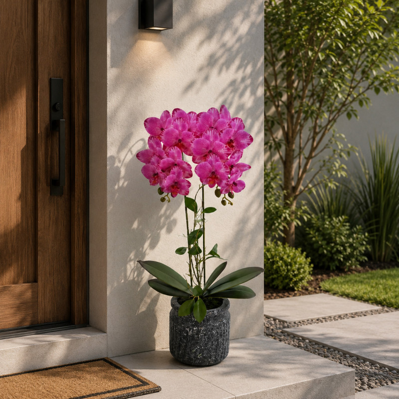 Maceta Phalaenopsis Lila Oscuro 58cm