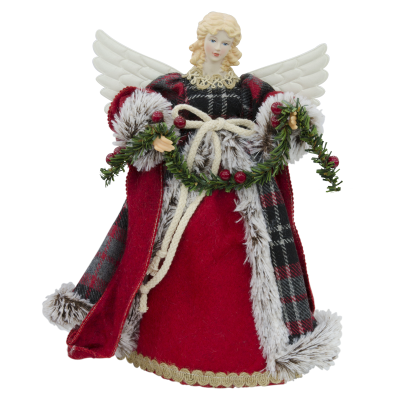 Punta de Árbol Ángel Rojo 30cm