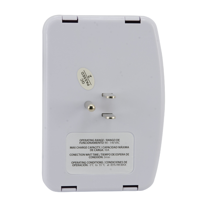 Protector de Voltaje de 3 Servicios para Equipos Electrónicos