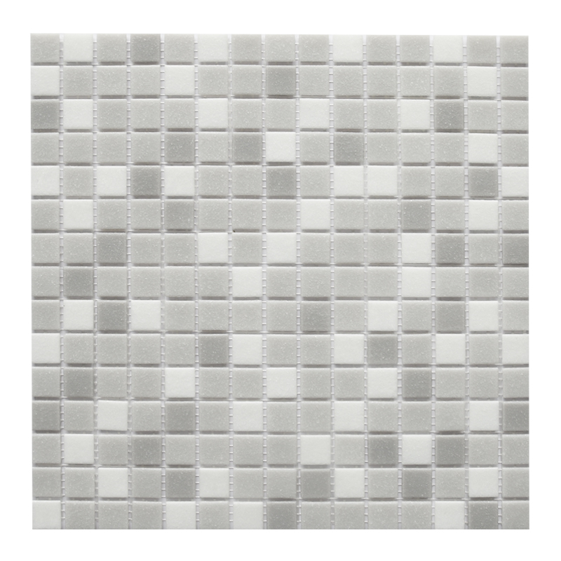 Mosaico de Vidrio Mix Blanco 32.7x32.7cm (.107)