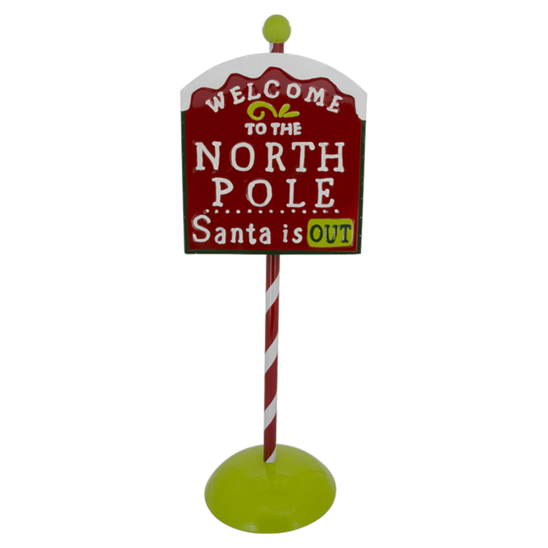 Letrero North Pole 91cm