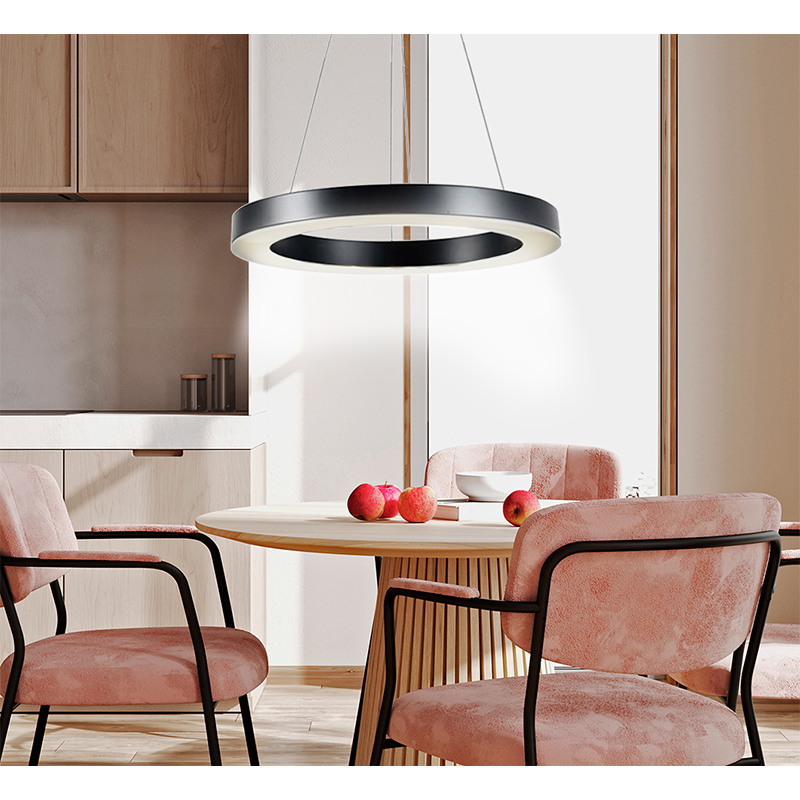 Lámpara Cambridg Led 50w Negra Eurolight