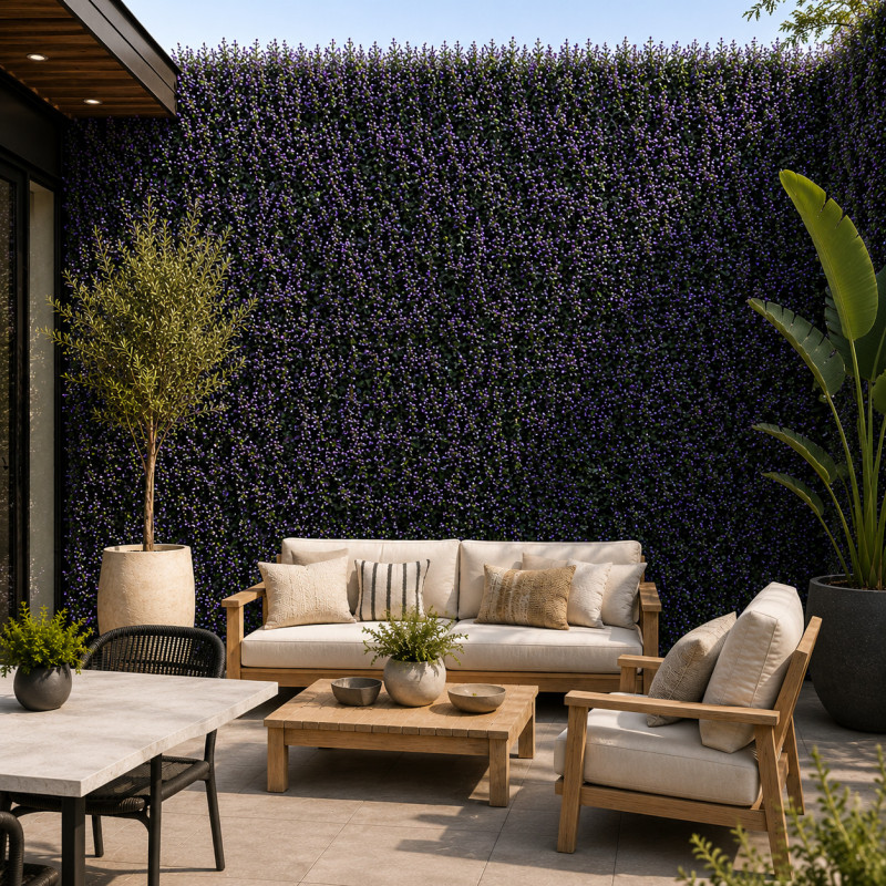 Jardín Vertical Cereza Violeta 50x50cm 