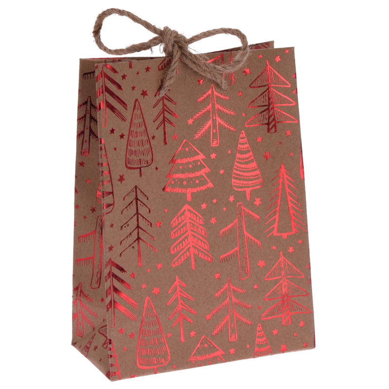 Funda de Navidad Yute 16x11cm