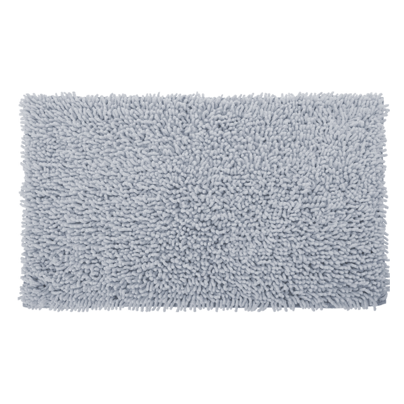 Alfombra de Baño Rizo 45x75cm Celeste
