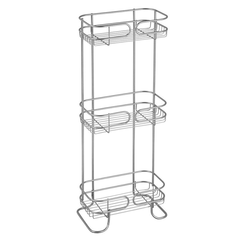 Toallero Mueble Organizador Baño Rack Estante Sanitario Color Negro