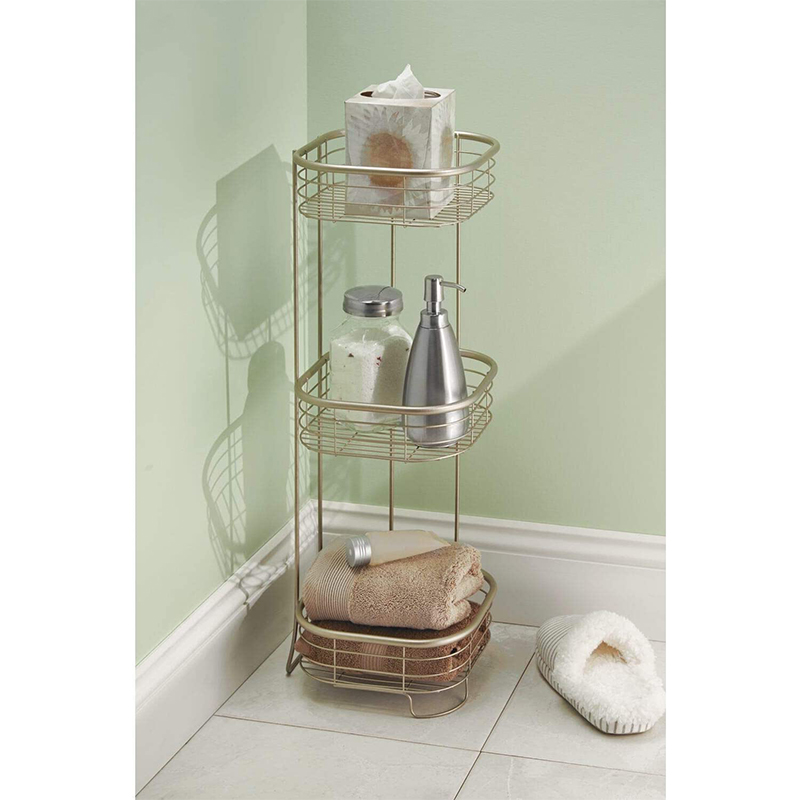 Organizador para Baño Forma 3 Pisos Satín Interdesign