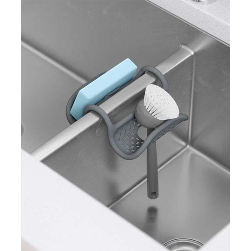 Porta Esponja Sling Flexible Gris Umbra