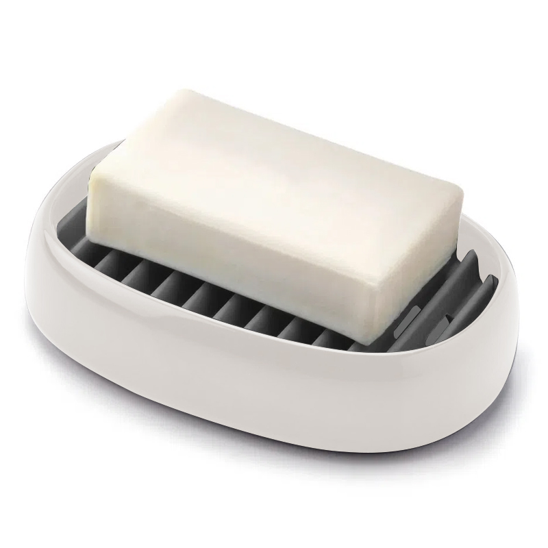 Jabonera Base Silicón Blanco Negro Joie