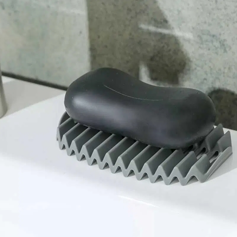 Jabonera Base Silicón Blanco Negro Joie