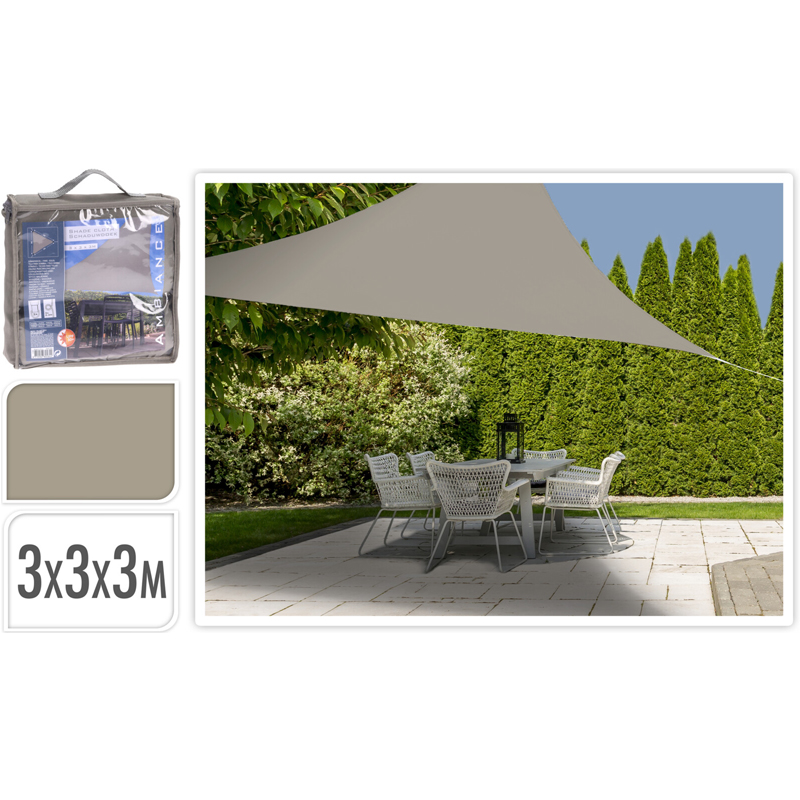 Toldo Triangular de Templar 3x3x3m Verde
