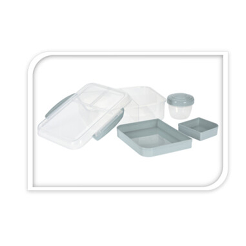 Contenedor para Comida 21.5x17x6cm Celeste