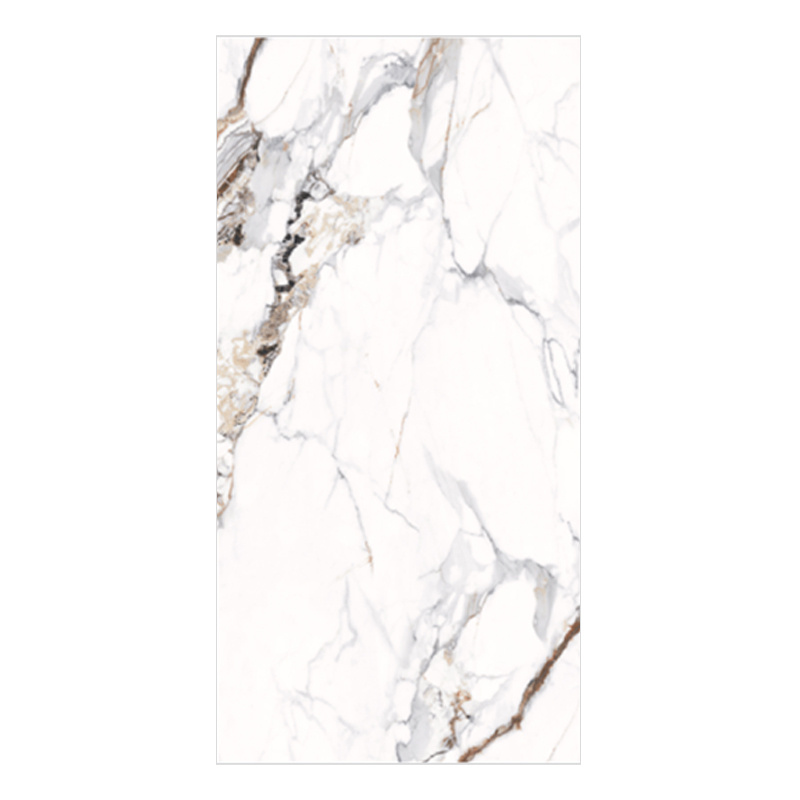 Piedra Sinterizada Liberty Blanco Pulido 120x240cm  de 9mm (2.88)