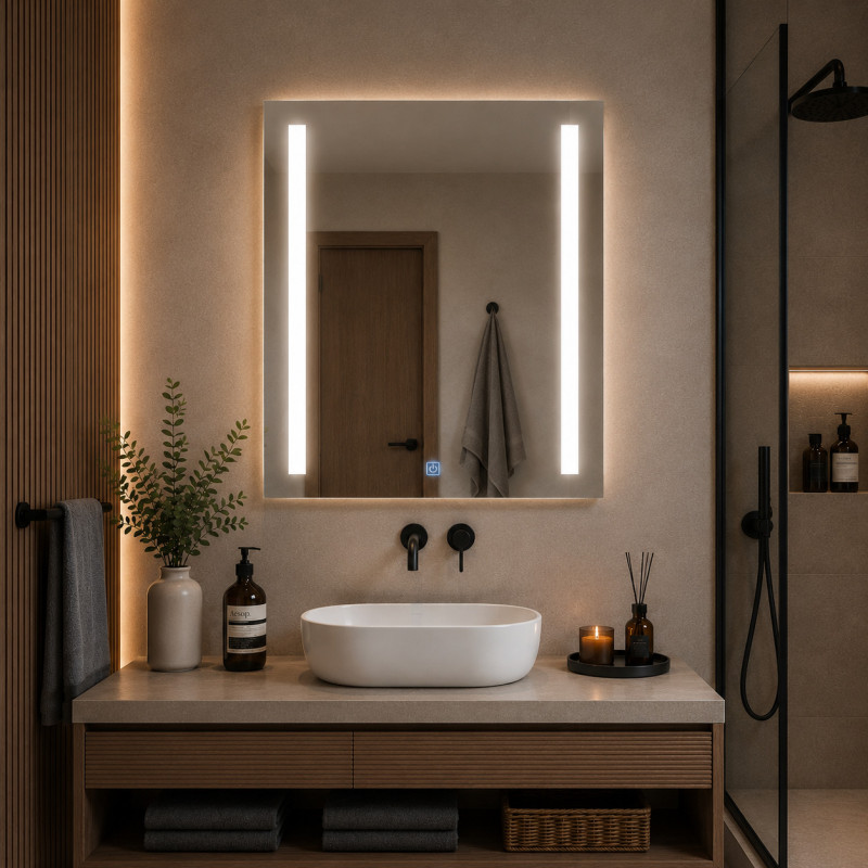 Espejo LED Touch Gail Prolight 80x60cm