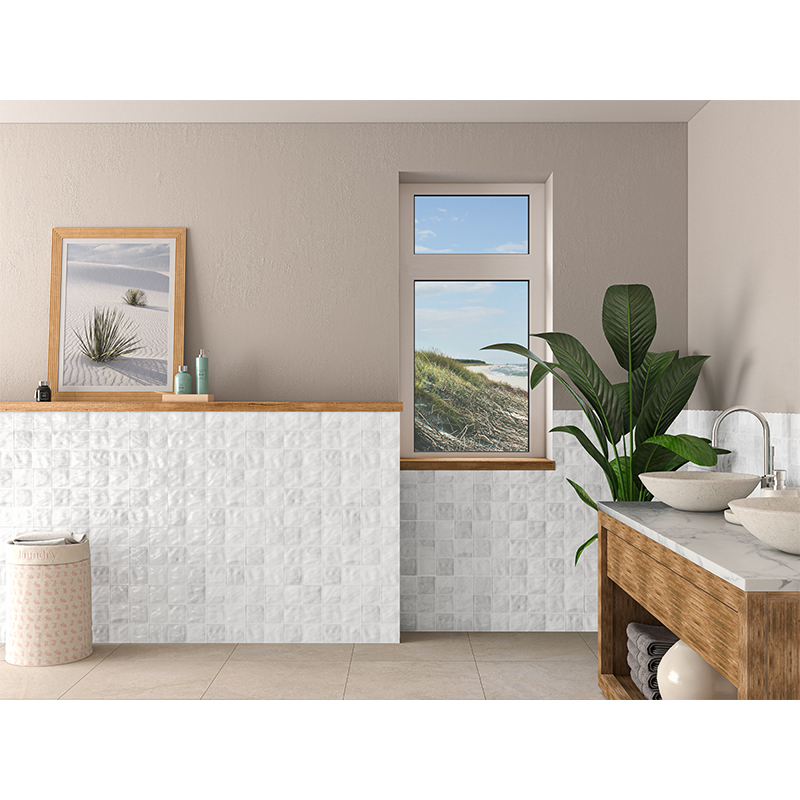 Cerámica Cool White Piscina 31.6x60cm Hecha en España