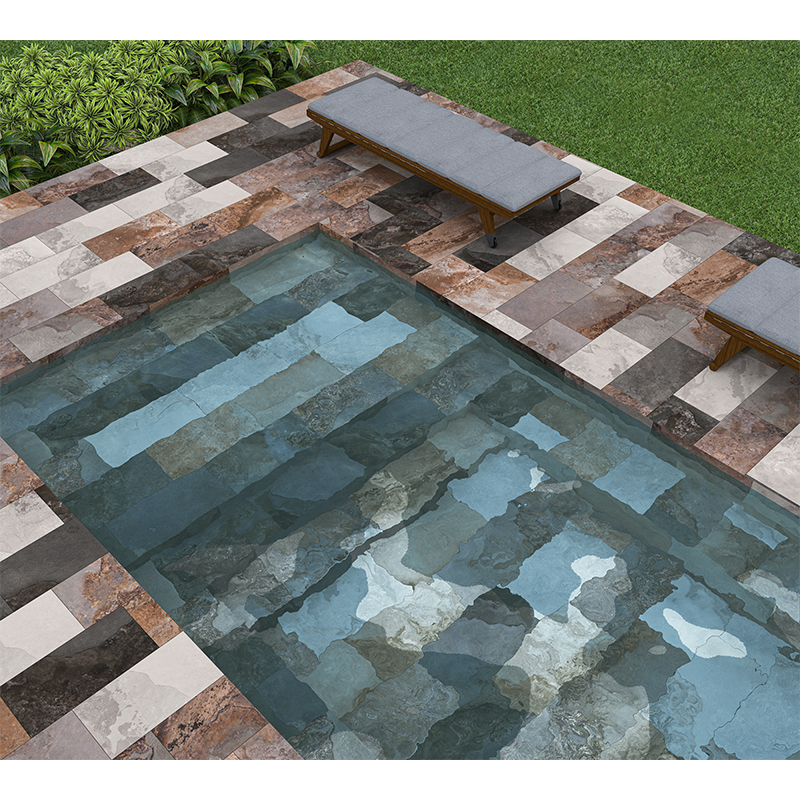 Porcelanato Baliston Mix Antideslizante 30x60cm Hecho en España