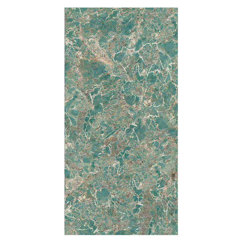 Piedra Sinterizada Rainforest Green Pulido 120x240cm 9mm de Grosor