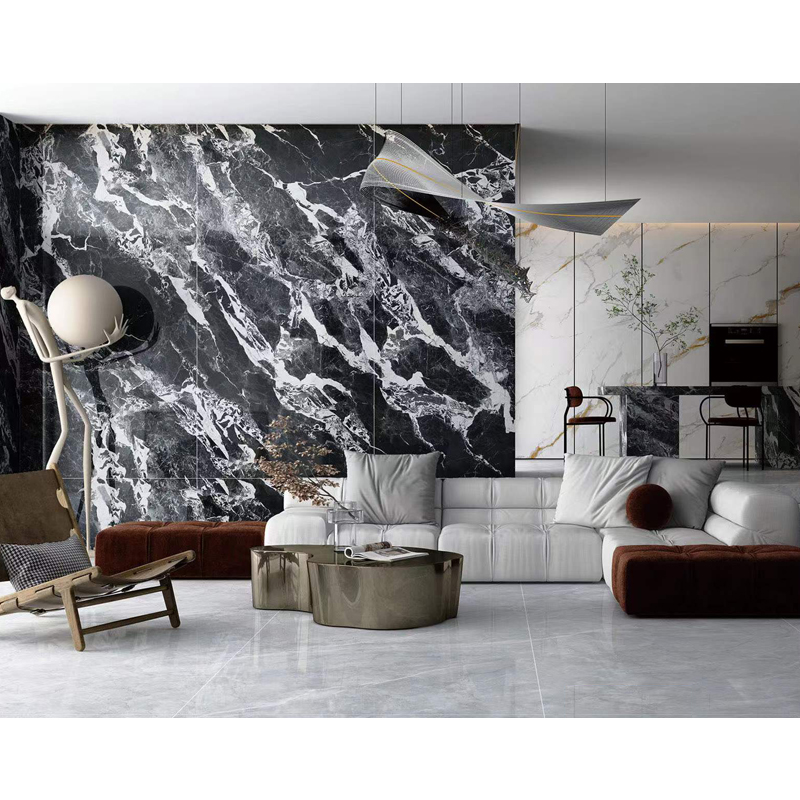 Piedra Sinterizada Bianco Lasa Pulido 120x240cm 9mm de Grosor