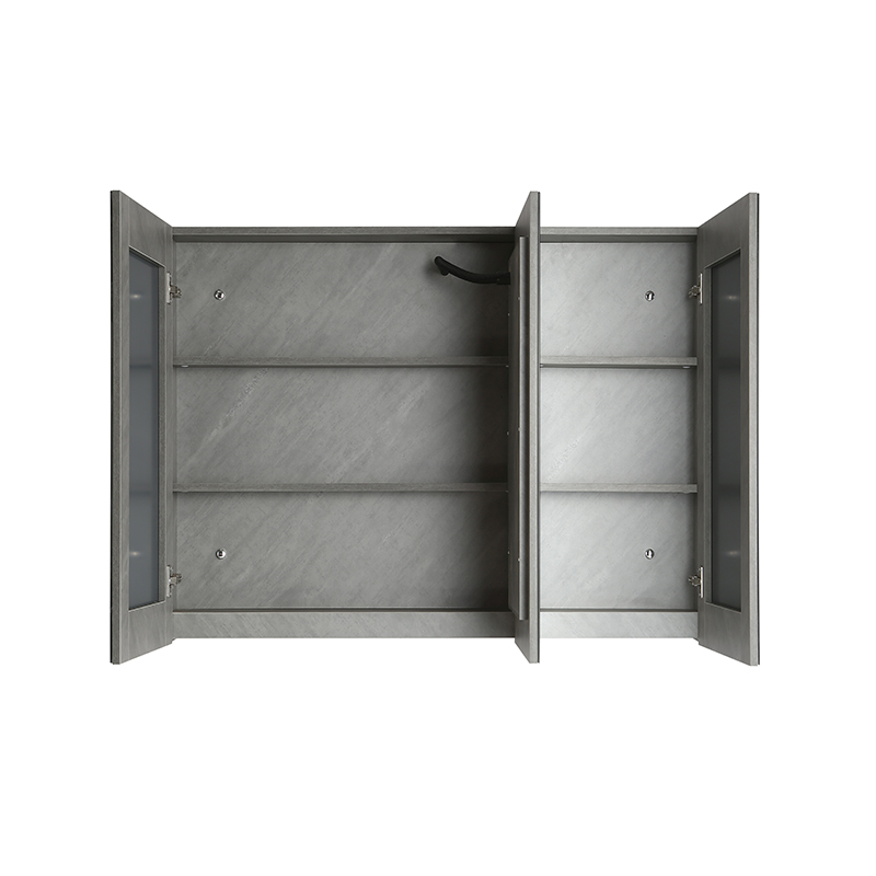 Botiquín Gris Led 88x80x16cm