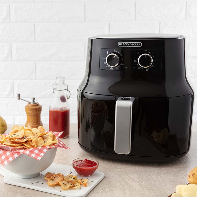 Freidora de Aire Saludable 4.5 Litros Negro Black+Decker