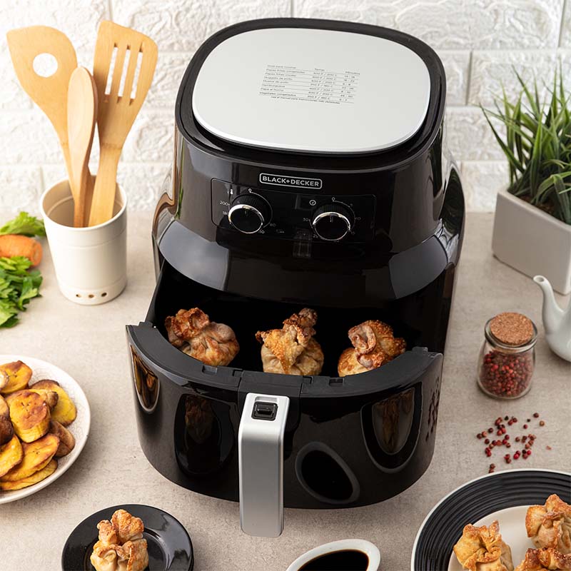 Freidora de Aire Saludable 4.5 Litros Negro Black+Decker