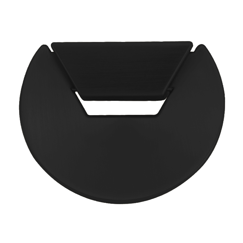Tiradera Moon 43x52mm Negro Mate