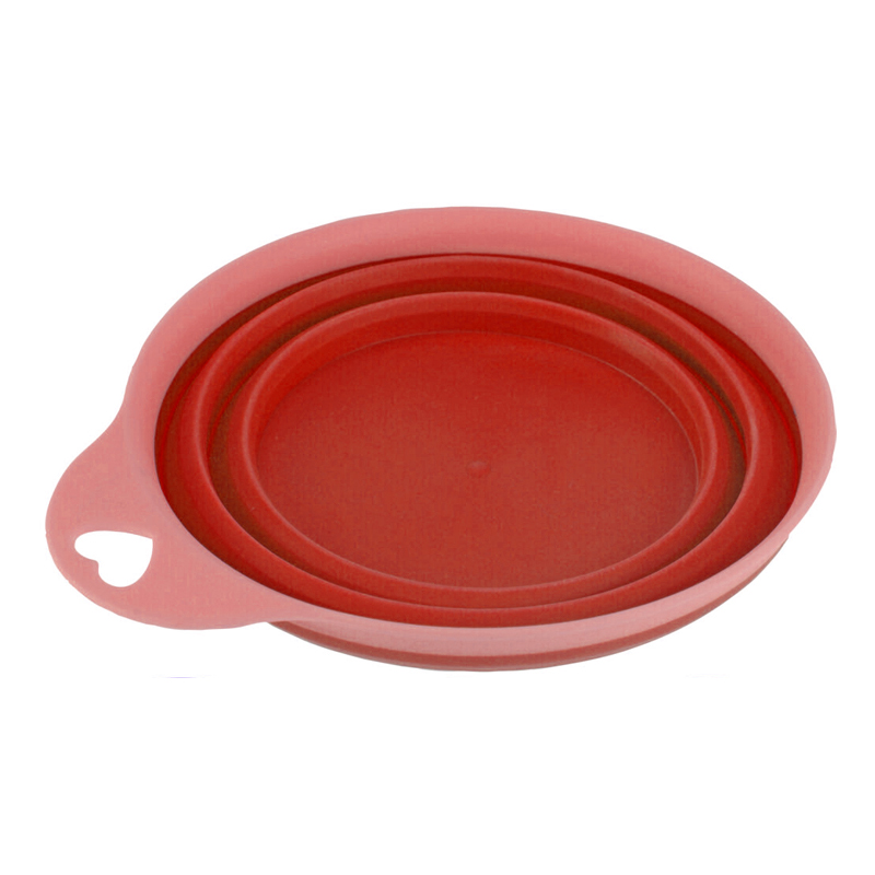 Plato para Mascota Silicón 15cm Plegable