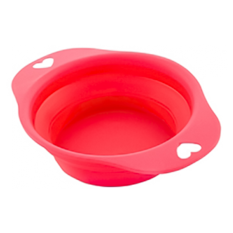 Plato para Mascota Silicón 20cm Plegable
