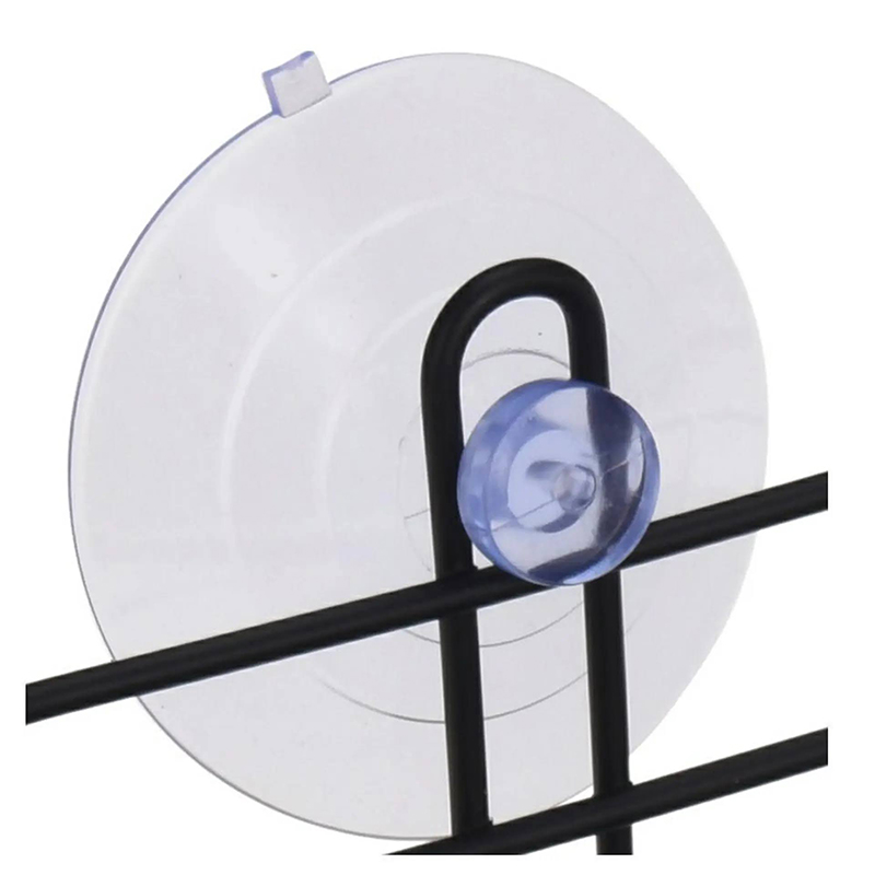 Repisa de Baño Negra con Ventosa