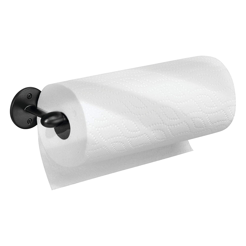 Portarrollo Negro Mate Orbini para Cocina Interdesign