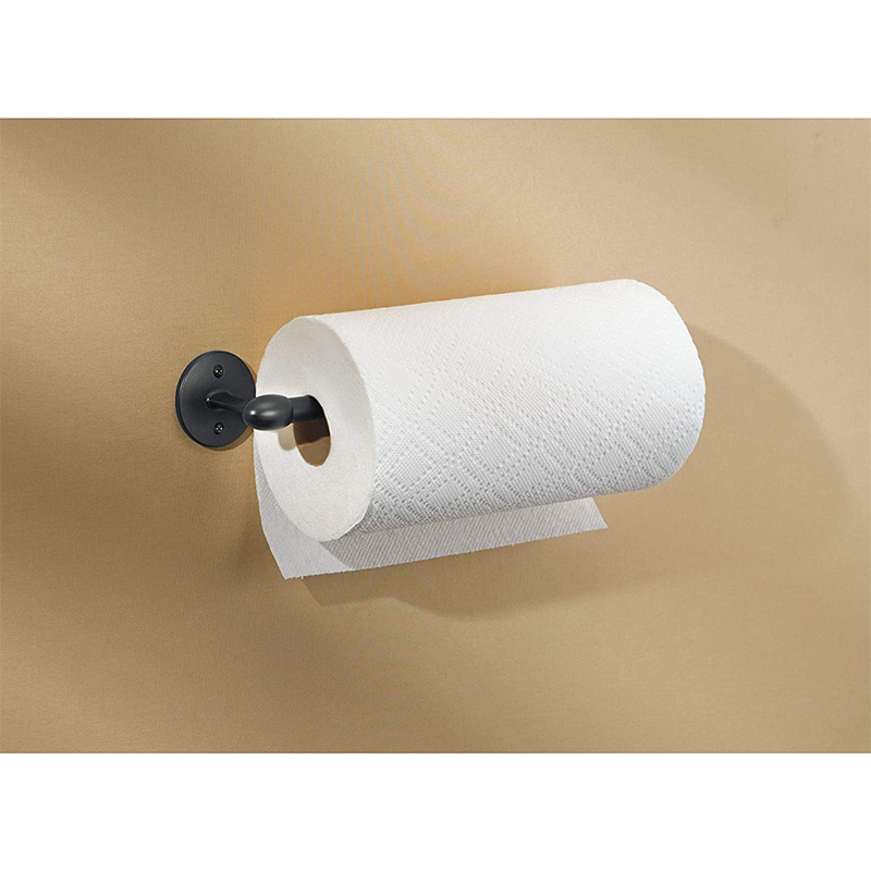 Portarrollo Negro Mate Orbini para Cocina Interdesign