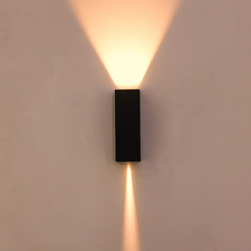 Aplique LED para Exterior Negro Bidireccional 5W 3000K