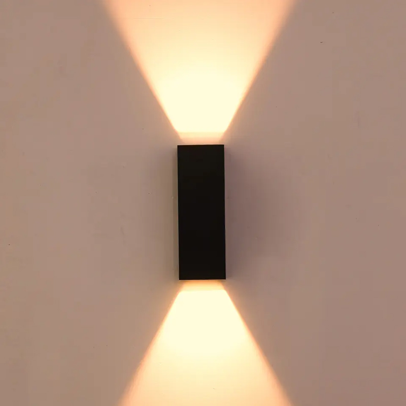 Aplique LED para Exterior Negro Bidireccional 5W 3000K