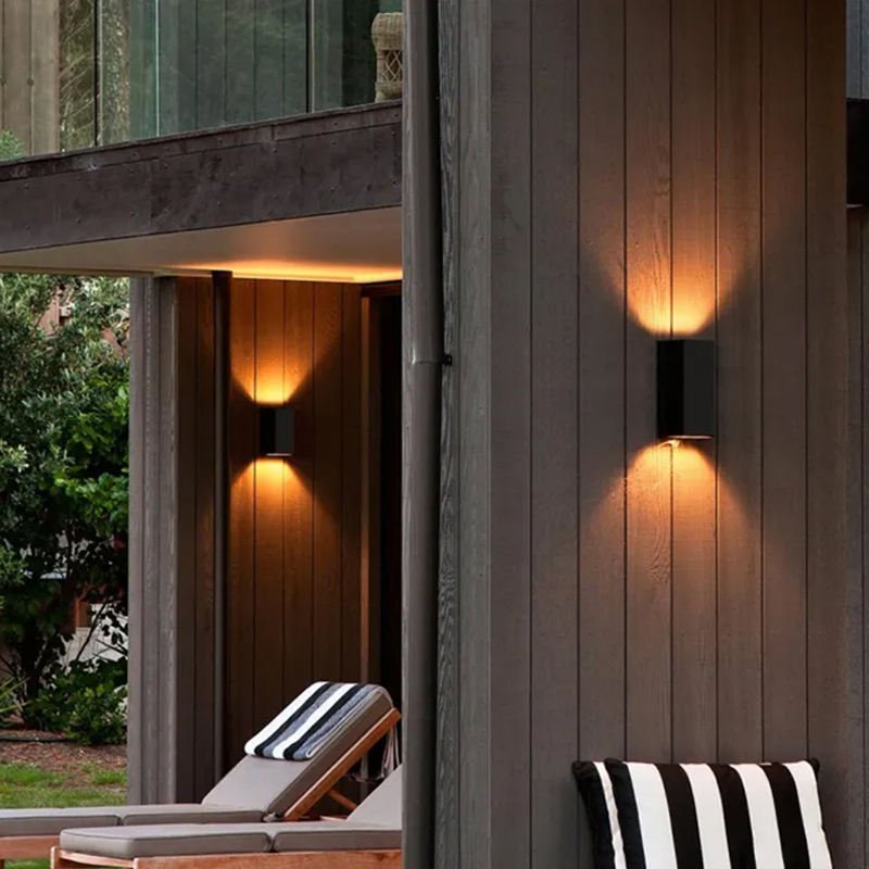 Aplique LED para Exterior Negro Bidireccional 5W 3000K