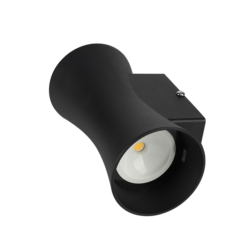 Lámpara Led para Exterior Bidireccional Negra 10w