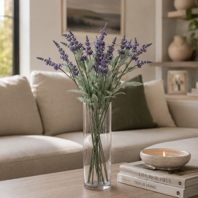 Flor Lavanda Lila 66cm